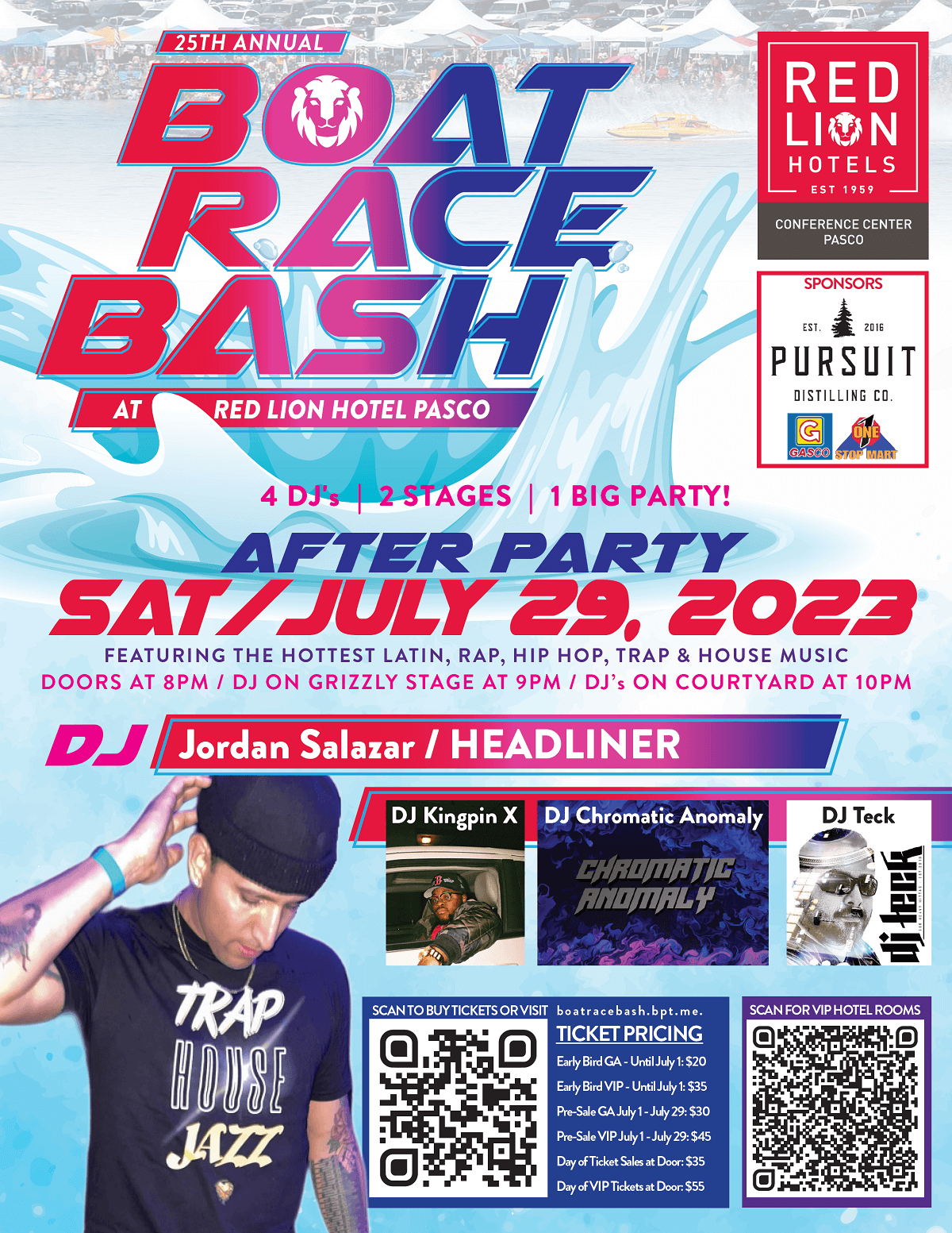 Boat Race Bash TriCities Largest Annual Boat Race Bash Party